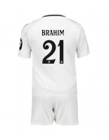 Real Madrid Brahim Diaz #21 Kotipaita Lasten 2024-25 Lyhythihainen (+ shortsit)